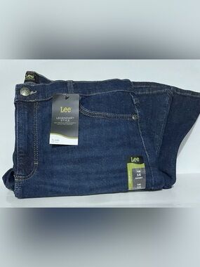 Lee Legendary Blue Jeans Mid Rise Flare Pants Legendary Style Women's Sz 16 S